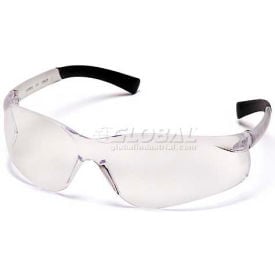 Ztek® Safety Glasses Clear Lens  Clear Frame S2510S