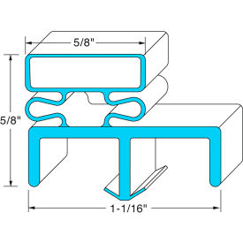Allpoints 741275 Door Gasket38 1/2