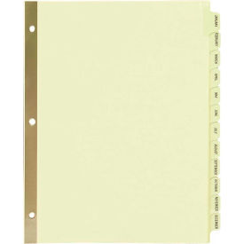 Avery Laminated Tab Divider Printed January to December 8.5