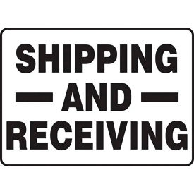 AccuformNMC™ Shipping-And-Receiving Delivery Location Sign Plastic 14