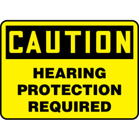 Accuform MPPA630VA Caution Sign Hearing Protection Required 14