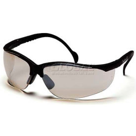 Venture Ii® Safety Glasses Io Mirror Anti-Fog Lens Black Frame SB1880ST - Pkg Qty 12