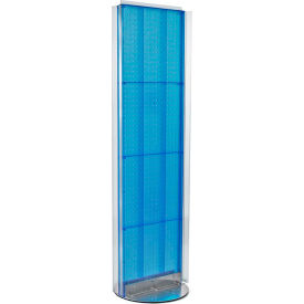 Global Approved 700256-BLU Pegboard Floor Stand W/5
