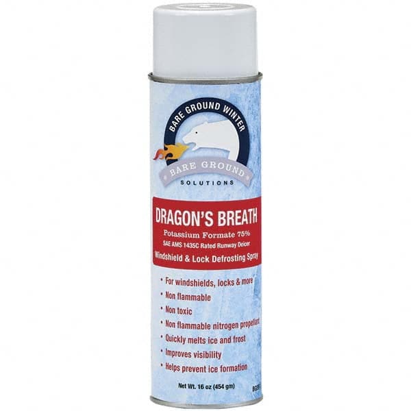 Ice & Snow Melter & De-Icer: Potassium Formate, Aerosol, 16 oz Can MPN:BGDB-1