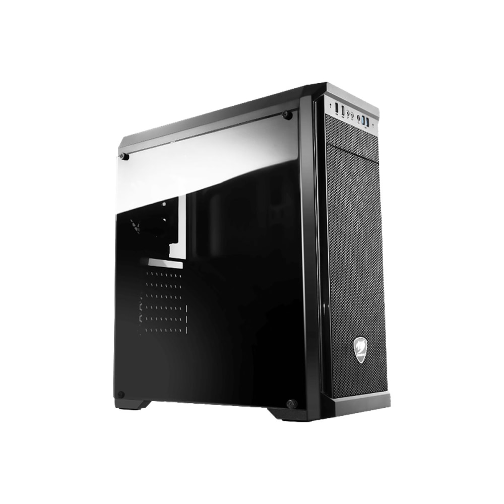 Cougar MX330-G - Mid tower - ATX - windowed side panel (tempered glass) - no power supply (ATX / PS/2) - USB/Audio MPN:MX330-G
