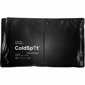 Relief Pak® Heavy-Duty Black Urethane Reusable Cold Pack Half Size 7