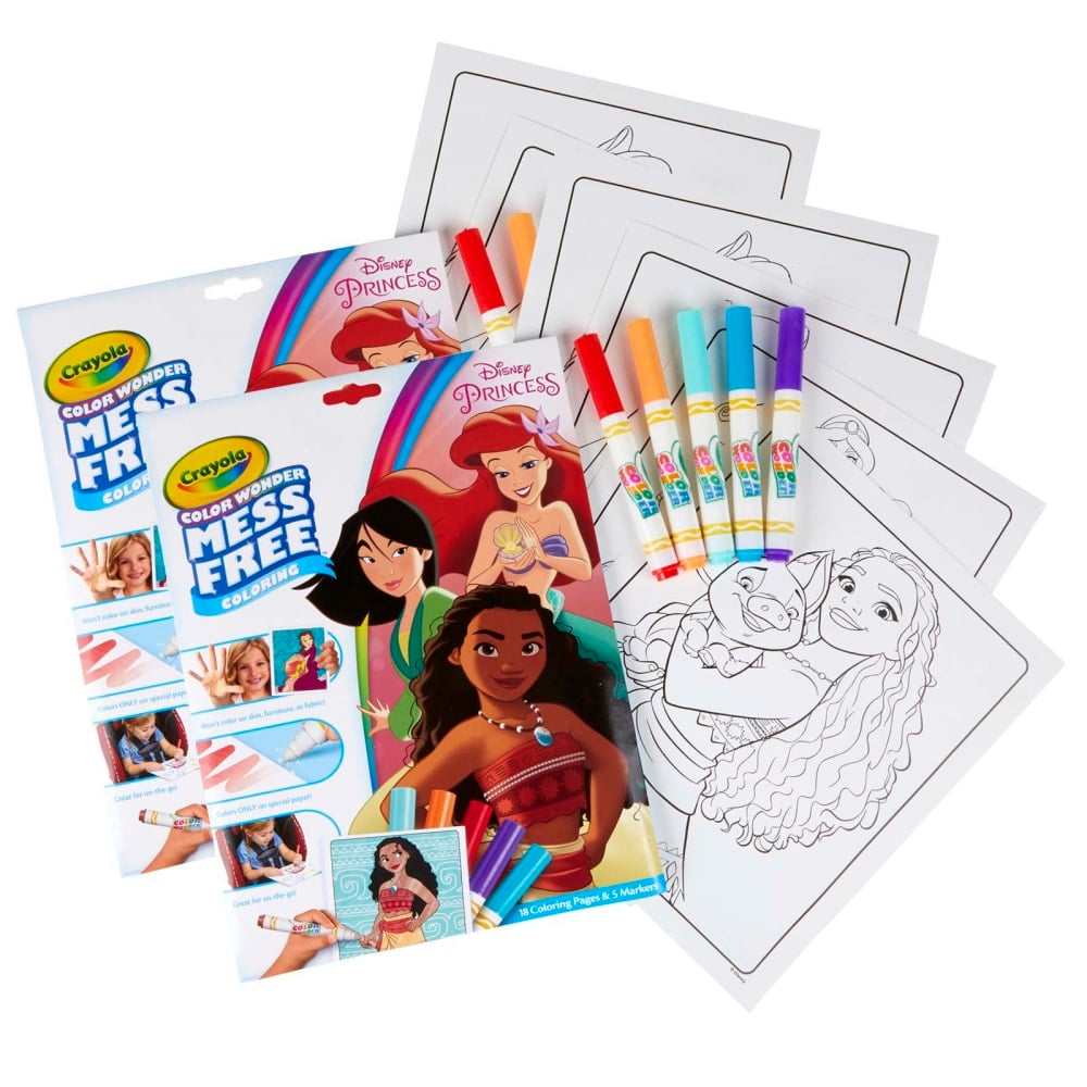 Crayola Color Wonder Mess-Free Coloring Pads & Markers, Princess (Min Order Qty 5) MPN:BIN757003-2