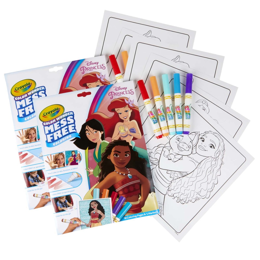 Crayola Color Wonder Mess-Free Coloring Pads & Markers, Princess MPN:BIN757003-2