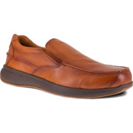 Florsheim Slip-On Boat Shoe Smooth Leather Cognac 14D FS2325-D-14.0