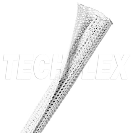 Braided Cable Sleeve, 3/8 in Inside Dia., White MPN:F6N0.38WH