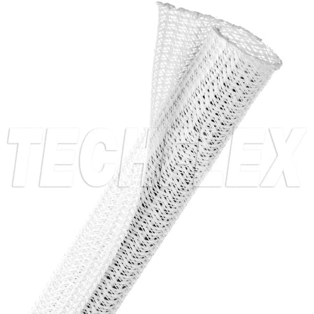 Braided Cable Sleeve, 3/4 in Inside Dia., White MPN:F6N0.75WH