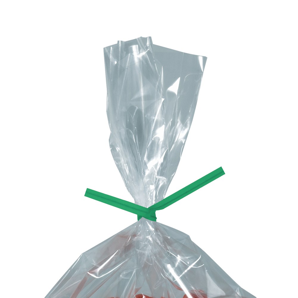 Partners Brand Paper Twist Ties, 5/32in x 5in, Green, Case Of 2, 000 MPN:PBT5G