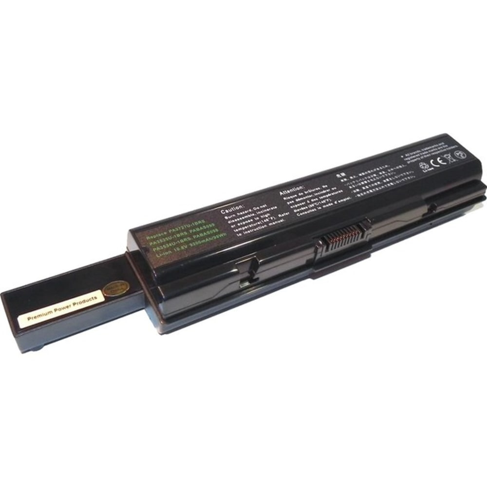 Premium Power Products Compatible 12 cell (8800 mAh) battery for Toshiba Satellite A200; A205; A210; A214; A300; A305; A350; L300; L500 - For Notebook - Battery Rechargeable - 8800 mAh - 95 Wh - 10.8 V DC - 1 MPN:PA3727U-1BRS-ER