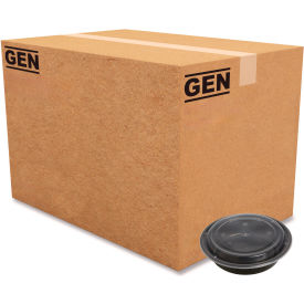 GEN Microwavable Food Container with Lid 24 oz. Cap 7-1/4