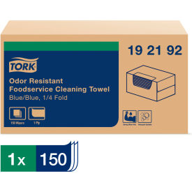 Tork® Foodservice Cloth 13 x 24 Blue 150/Box - 192192 192192