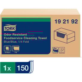 Tork® Foodservice Cloth 13 x 24 Blue 150/Box - 192192 192192