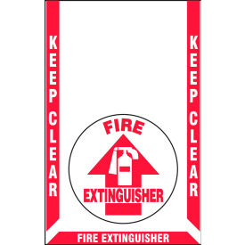 Accuform PSR529 Slip-Gard™ Floor Marking Kit - Fire Extinguisher Keep Clear PSR529