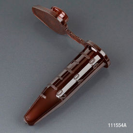 Microcentrifuge Tube 0.5mL Polypropylene Amber Stand-Up Zipbag MG 500/Pack 111554A