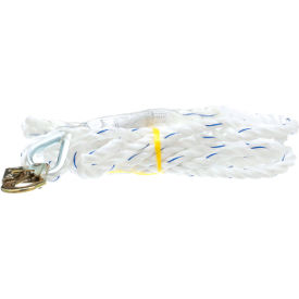 PeakWorks® Standard Vertical Lifeline Snap Hook & Back Splice 5/8