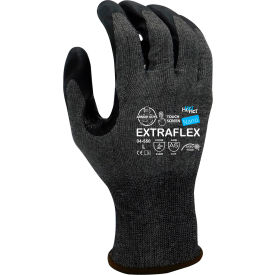 ExtraFlex® Cut Resistant Gloves HCT Nano Foam Nitrile Coated ANSI A5 2XL Green 12 Pairs 04-550-2X