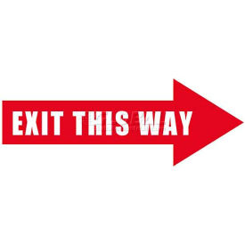 Durastripe 24X8 Arrow Sign - Exit This Way DS-SIGN 24X8-0445