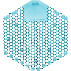 Fresh Products Wave 3D Urinal Deodorizer Screen Blue Ocean Mist Fragrance 60 Screens/Case 2WDS60OMF