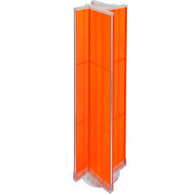 Global Approved 700460-ORG Pinwheel Pegboard Display W/RB 13.5