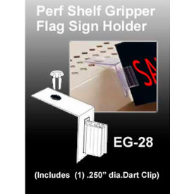 Perf Shelf Gripper Flag Sign Holder 2