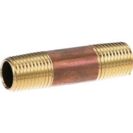 Allpoints 263102 Brass Nipple 1/4