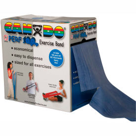 CanDo® Perf 100® Latex Free Exercise Band Blue 100 Yard Roll 1 Roll/Box 10-5694