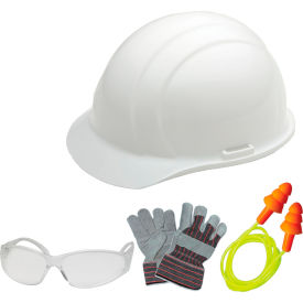 ERB® L1 New Hire Kit with Liberty® Cap & Boas® Lens White/Clear WEL18531WHCL
