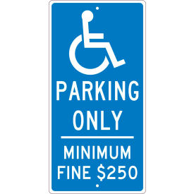 NMC TMS307H Traffic Sign Reserved Parking California 24