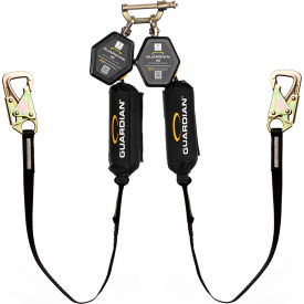 Guardian® CR5 Self-Retracting Lifeline Twin-Leg HMPE Webbing Steel Tie-Back Hook 6'L 1400205