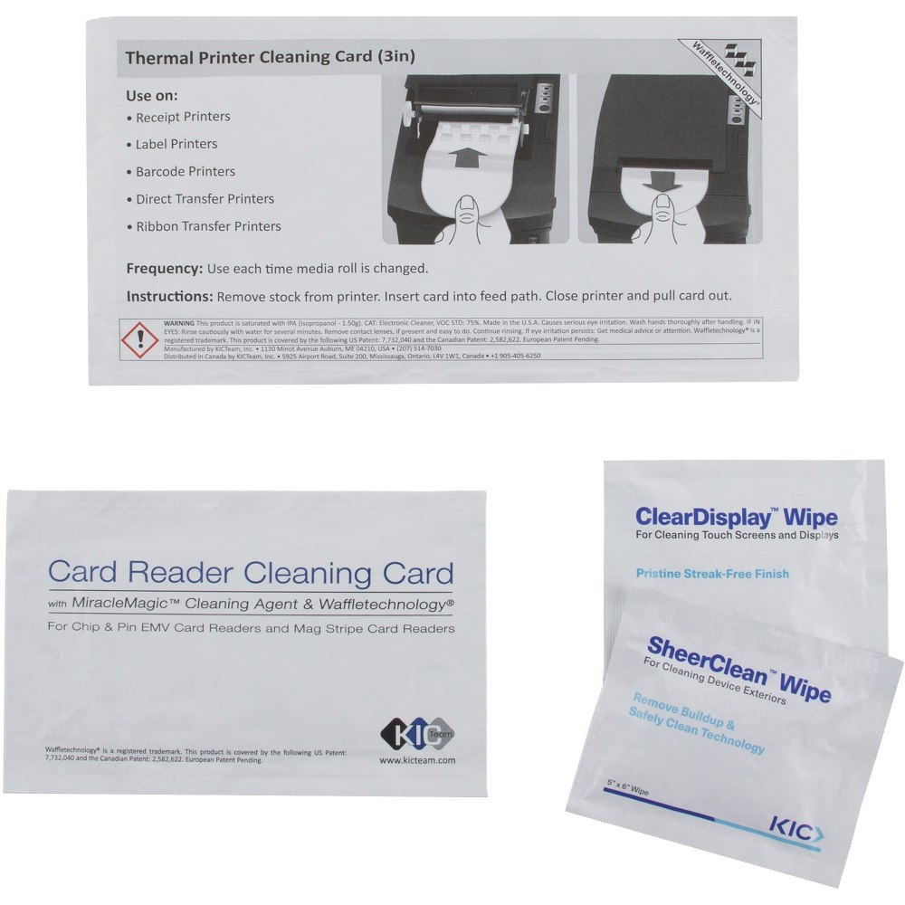 Read Right Point of Sale Cleaning Kit - For POS Equipment, Display Screen, Smartphone, Tablet, Printer, Monitor, Barcode Scanner - 1 Each (Min Order Qty 7) MPN:RR15107
