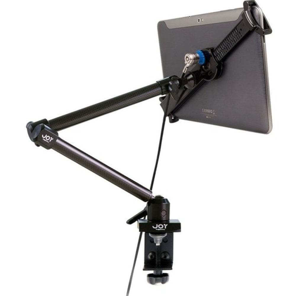The Joy Factory LockDown - Mounting kit (desk mount, clamp base, adjustable holder) - for tablet - lockable - carbon fiber - screen size: 7in-11in - desk-mountable MPN:MNU103KL