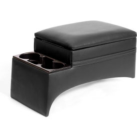TSI Bench Seat Mounted Center Console and Cup Holders - Model 10311 in Vinyl Black 10311