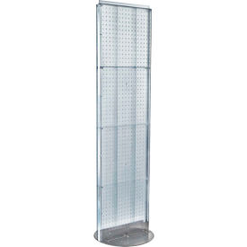 Global Approved 700250-CLR Pegboard Floor Stand 16