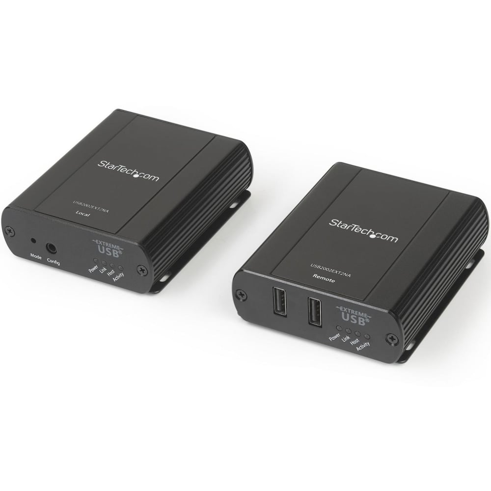 StarTech.com 2 Port USB 2.0 Extender Hub over Cat5e or Cat6 RJ45 Cable - 330ft/100m Metal USB 2.0 Extender Kit - USB2002EXT2NA MPN:USB2002EXT2NA