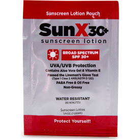 CoreTex® Sun X 30 71433 Sunscreen Lotion SPF 30+ Lotion Pouch 300/Case 71433