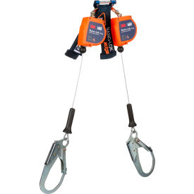 3M™ DBI-SALA Nano-Lok Edge Twin-Leg Personal Self Retracting Lifeline Steel Rebar Hook 7'L 7012819230