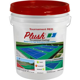 Plush™ Recreational Surface Coating 5 Gallon Tournament Red 32001