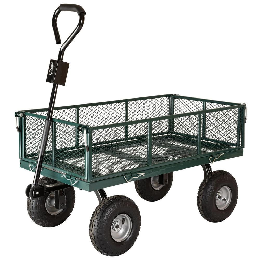 Carts, Cart Type: Garden Cart , Brake Type: No Brake , Width (Inch): 20 , Assembly: Assembly Required , Wheel Diameter: 10in  MPN:70107-MAR