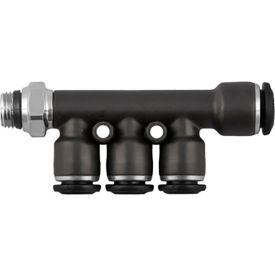 Aignep USA Reducing Manifold 10mm Tube x 6mm Tube x 1/4