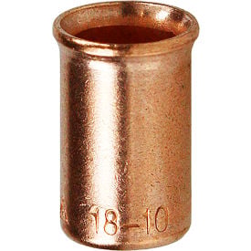 L.H.Dottie® Crimp Sleeve Solid Copper 18-10 AWG 100 Pack CS410