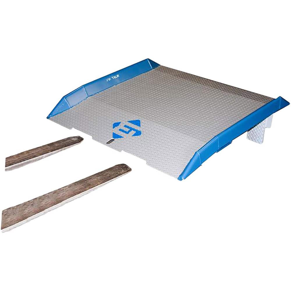 Dock Plates & Boards, Load Capacity: 15000 , Material: Steel , Overall Length: 48.00 , Overall Width: 60 , Side Rail Height: 4in  MPN:15SB6048