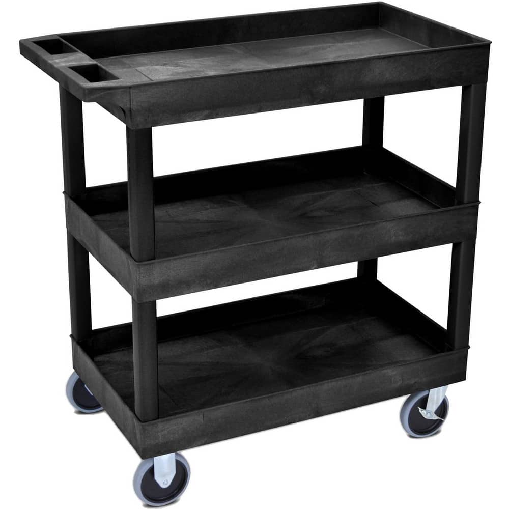 Carts, Cart Type: Tub Cart , Assembly: Assembly Required , Caster Size: 5 in , Load Capacity (Lb. - 3 Decimals): 500.000 , Color: Black  MPN:EC111HD-B