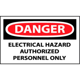 Machine Labels - Danger Electrical Hazard D268AP