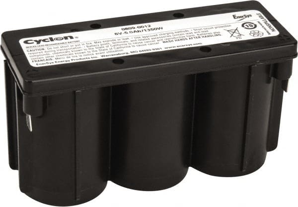 Rechargeable Lead Battery: 6V, Quick-Disconnect Terminal MPN:6PL016G