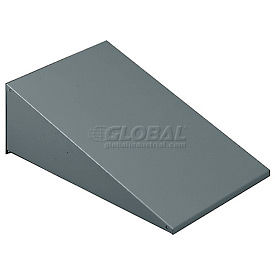 Tennsco Sloping Locker Top KST-3618-MGY - For 3 Wide Locker 36