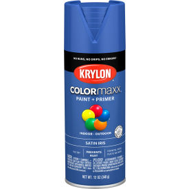 Krylon® Colormaxx™ Paint & Primer 12 oz. Satin Iris K05564007 - Pkg Qty 6